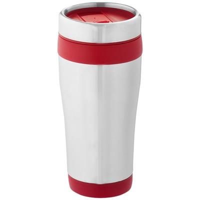 ELWOOD ISOLATING TUMBLER in Silver & Red