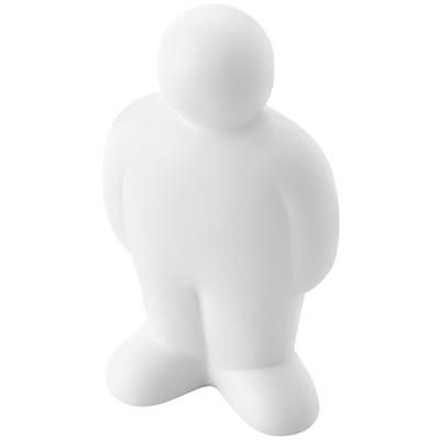 STRESS MAN in White Solid
