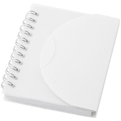 POST NOTE BOOK in White Solid