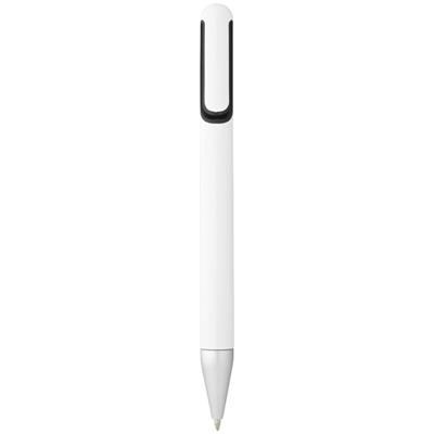 NASSAU BALL PEN in White Solid & Black Solid