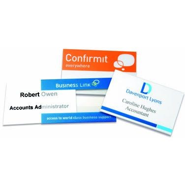 CONFERENCE NAME BADGE in Clear Transparent