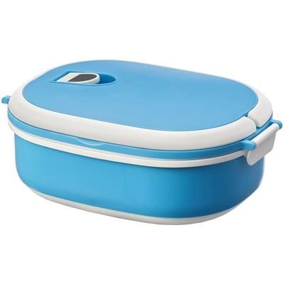 SPIGA LUNCH BOX in Blue & White Solid