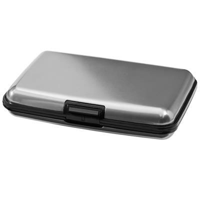 HARDCASE CREDITCARD HOLDER in Silver & Dark Grey Credit Card Holder Contains 6 Pockets to Store 12 C