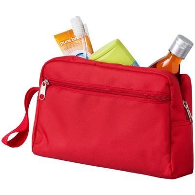 TRANS TOILETRY BAG in Red