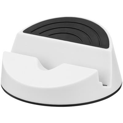 ORSO MEDIA MOBILE TABLET STAND in White Solid & Black Solid