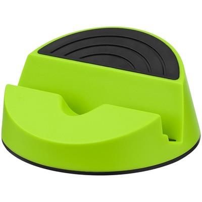 ORSO MEDIA MOBILE TABLET STAND in Lime Green & Black Solid