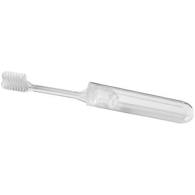 TROTT TRAVEL TOOTHBRUSH in Transparent Clear Transparent