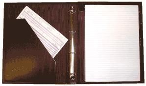 A4 RING BINDER FOLDER with Padded Cover