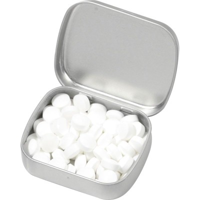 CANDYBOX SMALL SILVER MINTS TIN
