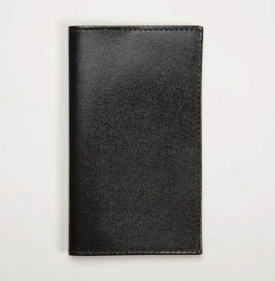 FINECELL RECYCLED BONDED LEATHER POCKET DIARY WALLET with Comb Bound Insert
