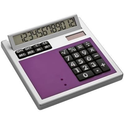 CRISMA OWN DESIGN CALCULATOR with Insert in Violet