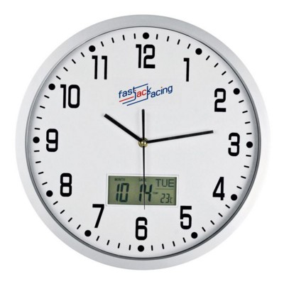 CRISMA ANALOGUE ROUND WALL CLOCK in White