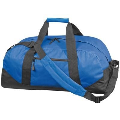 POLYESTER SPORTS TRAVEL BAG in Blue