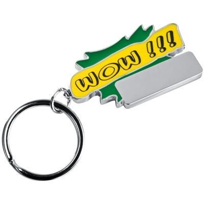 WOW KEYRING in Green