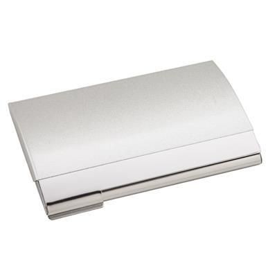 DOME BUSINESS CARD POCKET HOLDER in Silver
