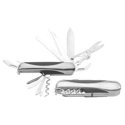 11 FUNCTION POCKET KNIFE in Silver
