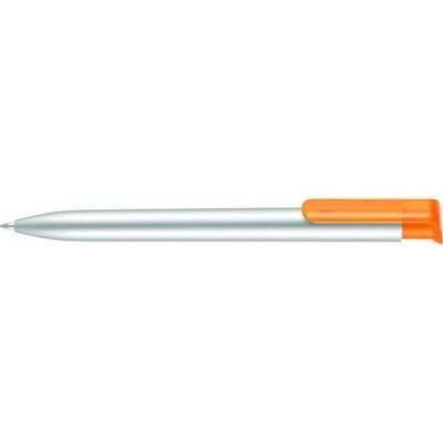 ABSOLUTE ARGENT BALL PEN with Orange Clip