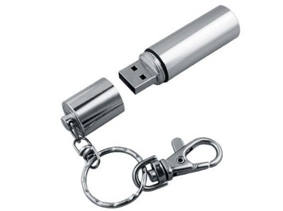 BABY BATTERY USB FLASH DRIVE MEMORY STICK in Silver