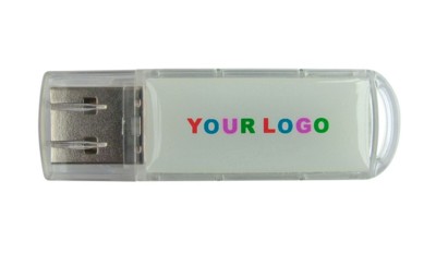 BABY CLEAR TRANSPARENT USB FLASH DRIVE MEMORY STICK in Translucent Clear Transparent