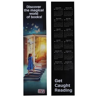 BOOKMARK with Square Corners Printed Full Colour on One Side