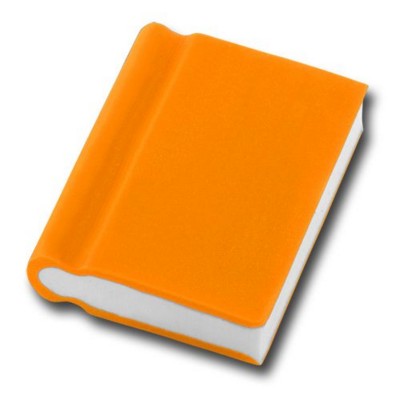 BOOK SHAPE ERASER in Orange