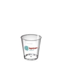 PLASTIC DISPOSABLE SHOT GLASS in Clear Transparent