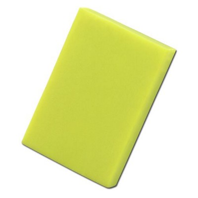 COLOURFUL RECTANGULAR ERASER in Neon Fluorescent Yellow
