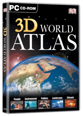 CD ROM - DK 3D WORLD ATLAS