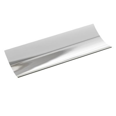 CONCAVE METAL SERVING TRAY in Silver