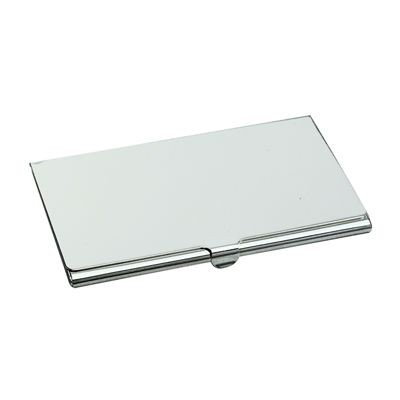 CLASSIC POCKET BUSINESS CARD HOLDER in Silver