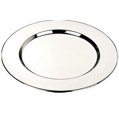 SMOOTH SILVER METAL TRAY