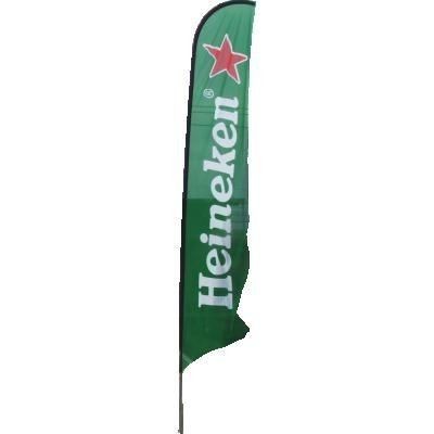 X LARGE FEATHER FLAG BANNER with Cross Base