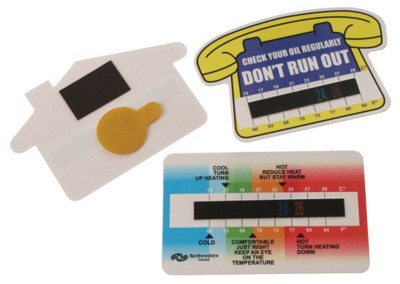 ROOM THERMOMETER GAUGE CARDS