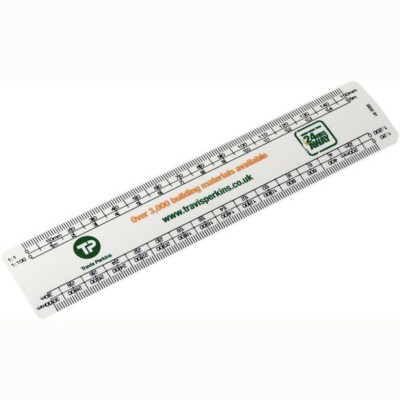 OVAL SCALE RULER in White