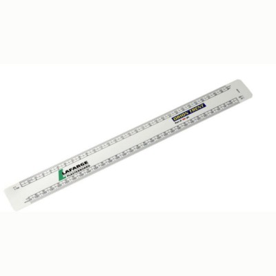OVAL SCALE RULER in White