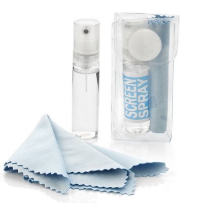 GLASS & SCREEN CLEANING POCKET KIT in Blue