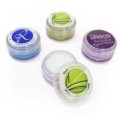 LIP BALM JAR with Domed Label Lid