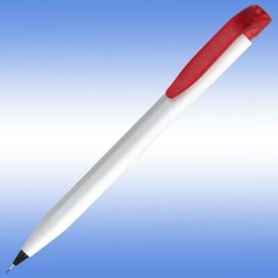HARRIER EXTRA PENCIL in White with Red Trim