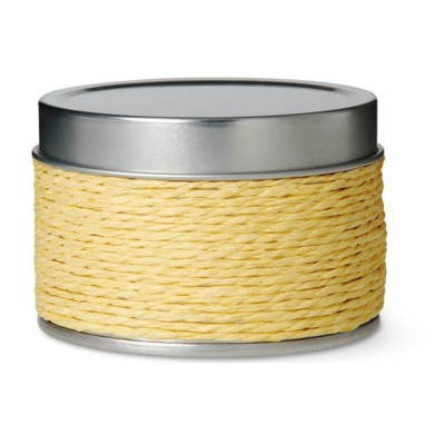 FRAGRANCE CANDLE in TIN in Yellow