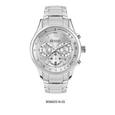 CHRONOGRAPH STAINLESS STEEL METAL GENTS WATCH