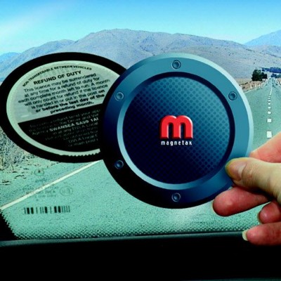 ROUND MAGNETIC ROUND DISC TAX HOLDER