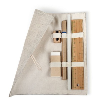 ECO FRIENDLY 6 PIECE STATIONERY SET in Natural