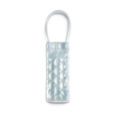 BOTTLE COOL BAG in Translucent Clear PVC