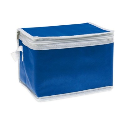 NON WOVEN 6 CAN COOL BAG in Blue