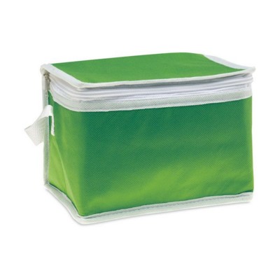 NON WOVEN 6 CAN COOL BAG in Green