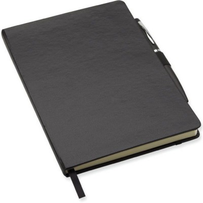 A6 NOTE BOOK with Pen in Black