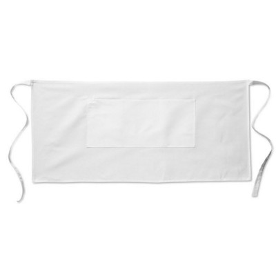 SHORT WAITERS APRON in White