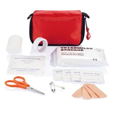 FIRST AID KIT in Red
