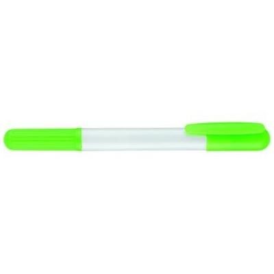 PRIMA GEL HIGHLIGHTER in White with Green Trim & Highlighter