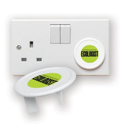 RECYCLED PLUG SOCKET PROTECTOR in White